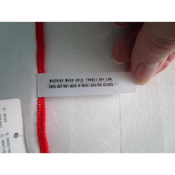 Anthropologie Christmas Cat Wrapped In Lights Dishtowel Cotton NWT - Picture 7 of 13